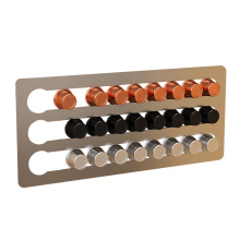 Kitchen Organizer Wall Mounted Under Cabinet Carusle Coffee Capsule Holder